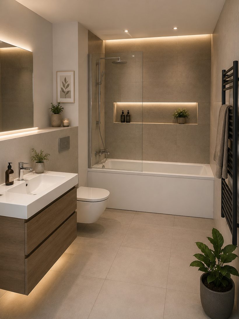 Badezimmer Nachher