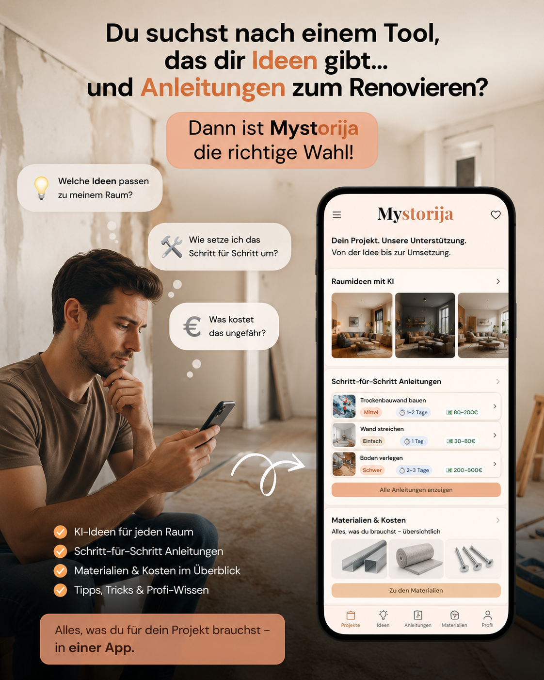 Mystorija – KI Ideen und Anleitungen